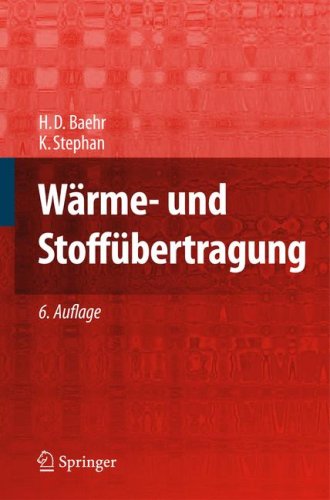 Wärme  Und Stoffübertragung (German Edition)