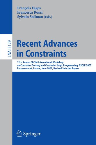 Recent Advances In Constraints