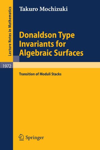 Donaldson Type Invariants for Algebraic Surfaces