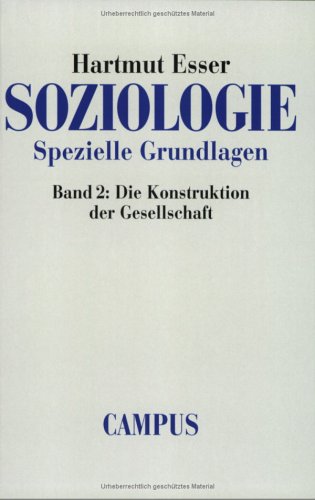 Soziologie : spezielle Grundlagen