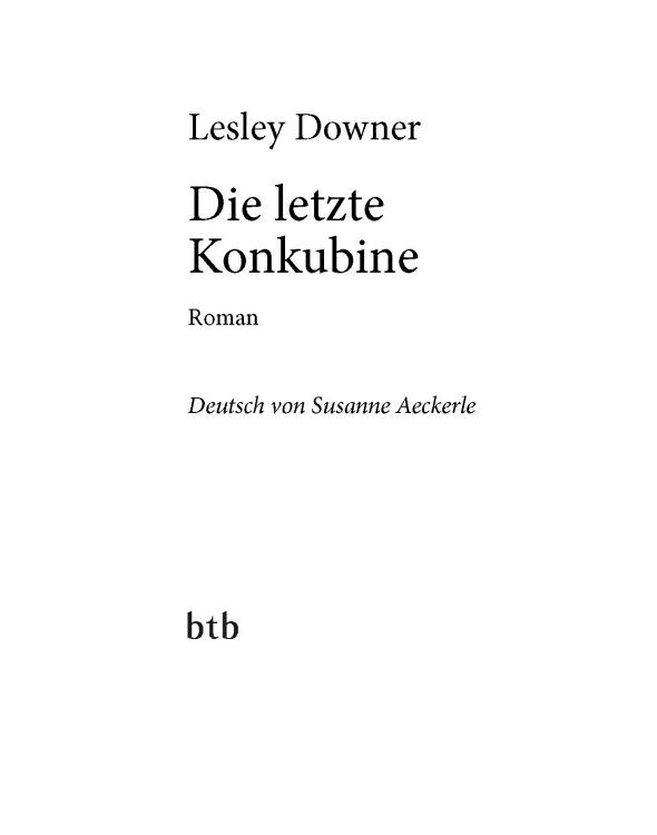 Die letzte Konkubine