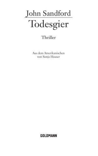 Todesgier Thriller