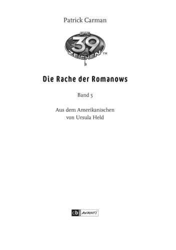 Die 39 Zeichen - Die Rache der Romanows Band 5