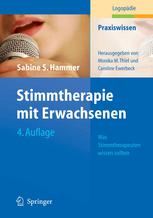 Stimmtherapie mit Erwachsenen : was Stimmtherapeuten wissen sollten