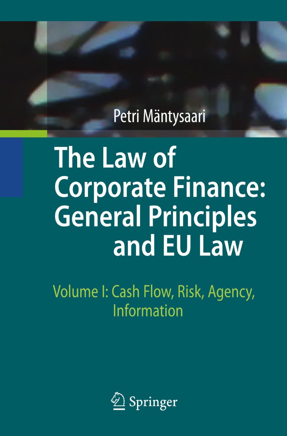 The Law of Corporate Finance