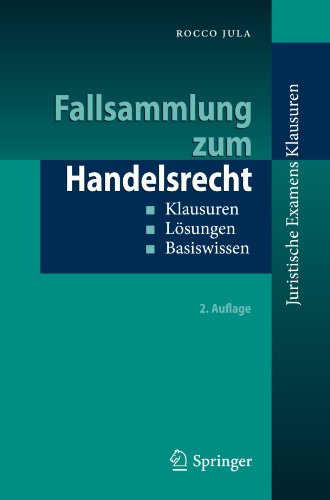 Fallsammlung Zum Handelsrecht