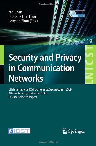 Security And Privacy In Communication Networks