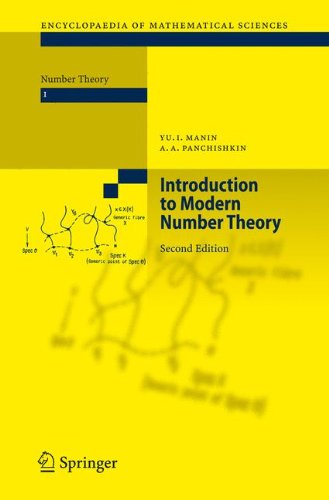 Introduction To Modern Number Theory