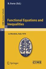 Functional Equations and Inequalities