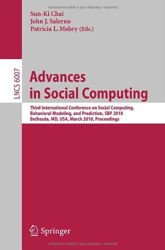 Advances In Social Computing