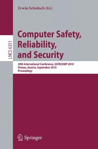 Computer Safety, Reliability, And Security