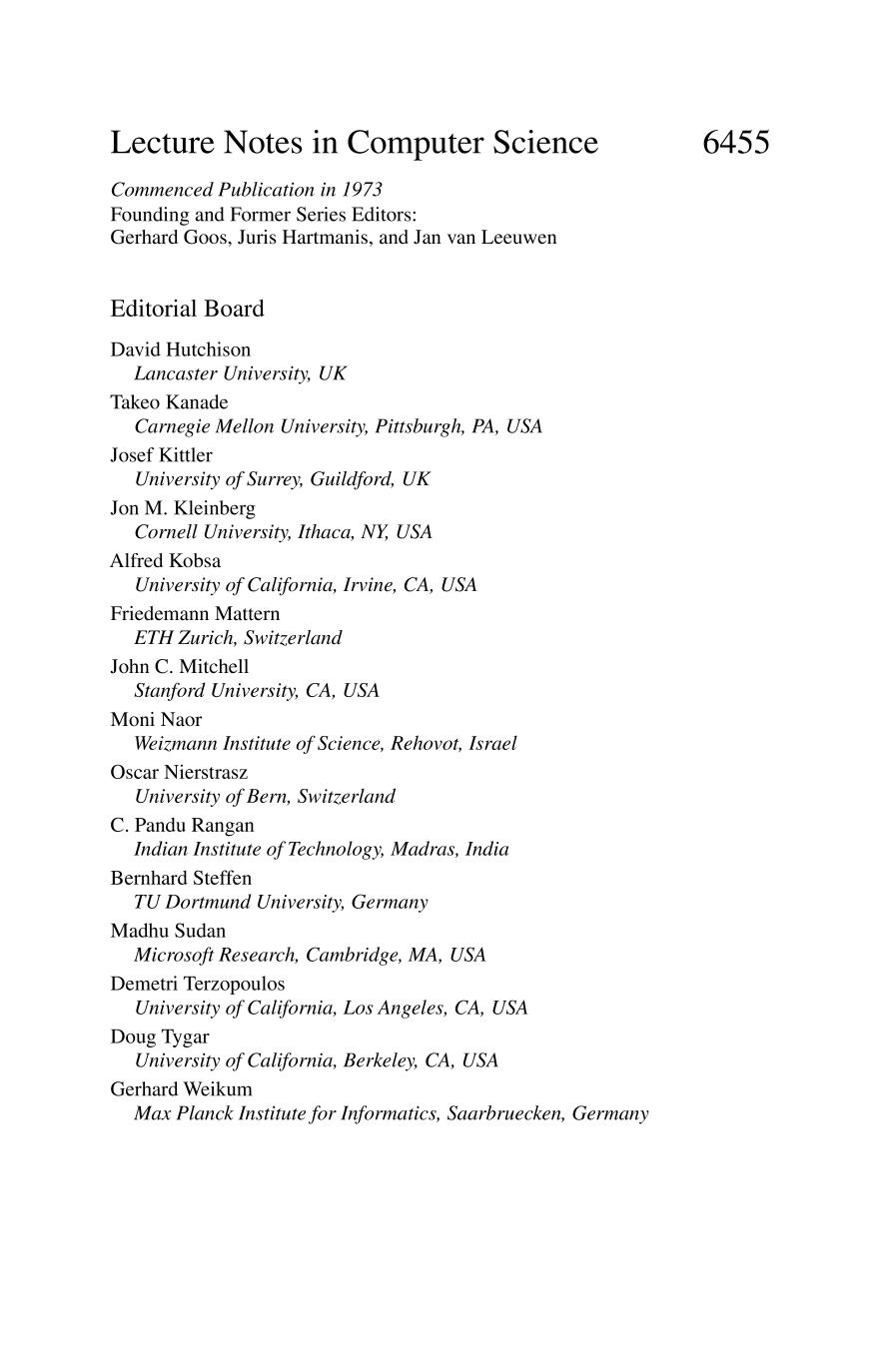 Advances in Visual Computing : 6th International Symposium, ISVC 2010, Las Vegas, NV, USA, November 29 - December 1, 2010, Proceedings, Part III