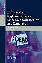 Transactions on high-performance embedded architectures and compilers