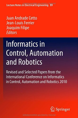 Informatics In Control, Automation And Robotics