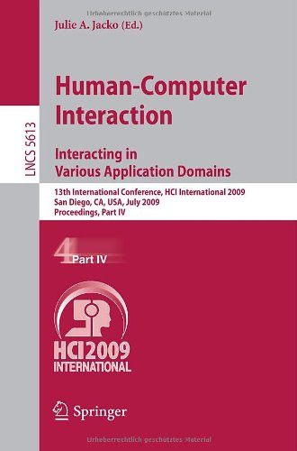 Humancomputer Interaction. Users and Applications