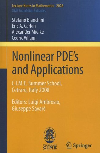 Nonlinear PDE's and Applications