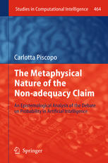 The metaphysical nature of the non-adequacy claim : an epistemological analysis of the debate on probability in artificial intelligence