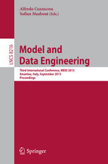 Model and data engineering third international conference ; proceedings