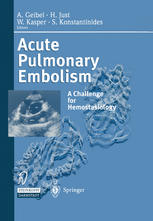 Acute pulmonary embolism : a challenge for hemostasiology