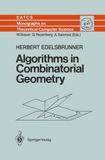 Algorithms in Combinatorial Geometry