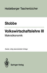 Volkswirtschaftslehre III : Makroökonomik