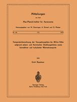 Temperaturberechnung der Venusatmosphäre bis 80 km Höhe Aufgrund Solarer und Thermischer Strahlungsströme Sowie Konvektiver und Turbulenter Wärmetransporte