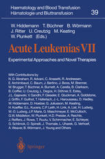 Acute Leukemias VII : Experimental Approaches and Novel Therapies