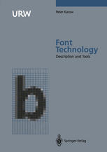 Font Technology : Methods and Tools