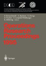 Selected papers of the Symposium on Operations Research (SOR '95) Passau, September 13 - September 15, 1995