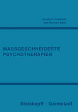 Massgeschneiderte Psychotherapien.