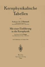 Kernphysikalische Tabellen : Mit einer Einführung in die Kernphysik