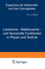 Lamésche - Mathieusche - und Verwandte Funktionen in Physik und Technik