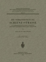 Die Verkehrsteilung Schiene-Strasse in landwirtschaftlichen Gebieten und ihre Volkswirtschaftliche Bedeutung