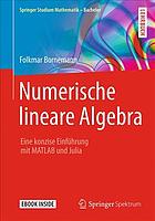 Numerische lineare Algebra Eine konzise Einführung mit MATLAB und Julia