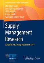 Supply Management Research Aktuelle Forschungsergebnisse 2017