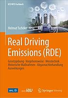 Real Drive Emissions (RDE) : Gesetzgebung, Vorgehensweise, Messtechnik Motorische Massnahmen, Abgasnachbehandlung Auswirkungen