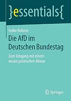 Die Afd Im Deutschen Bundestag