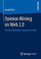 Opinion Mining Im Web 2.0