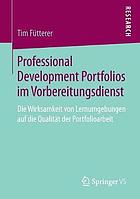 Professional Development Portfolios Im Vorbereitungsdienst