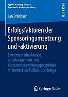 Erfolgsfaktoren Der Sponsoringumsetzung Und -Aktivierung