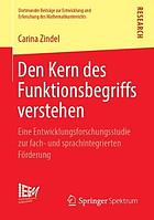 Den Kern Des Funktionsbegriffs Verstehen