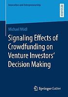 Signaling Effects of Crowdfunding on Venture Investors' Decision Making