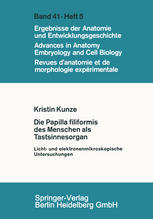 Die Papilla filiformis des Menschen als Tastsinnesorgan : Licht- und elektronenmikroskopische Untersuchungen