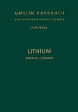 Lithium : Ergänzungsband.