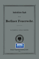 Instruktions-Buch für die Berliner Feuerwehr.