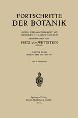 Fortschritte der Botanik : Unter Zusammenarbeit mit Mehreren Fachgenossen