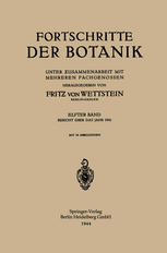 Fortschritte der Botanik : Unter Zusammenarbeit mit Mehreren Fachgenossen