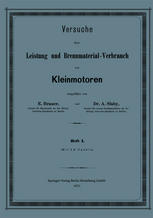 Versuche über Leistung und Brennmaterial-Verbrauch von Kleinmotoren