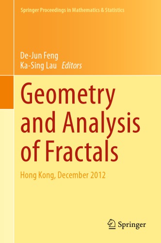 Geometry and analysis of fractals Hong Kong, December 2012
