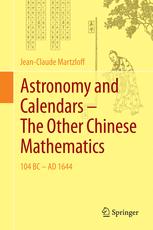 Astronomy and calendars - the other Chinese mathematics 104 BC - AD 1644